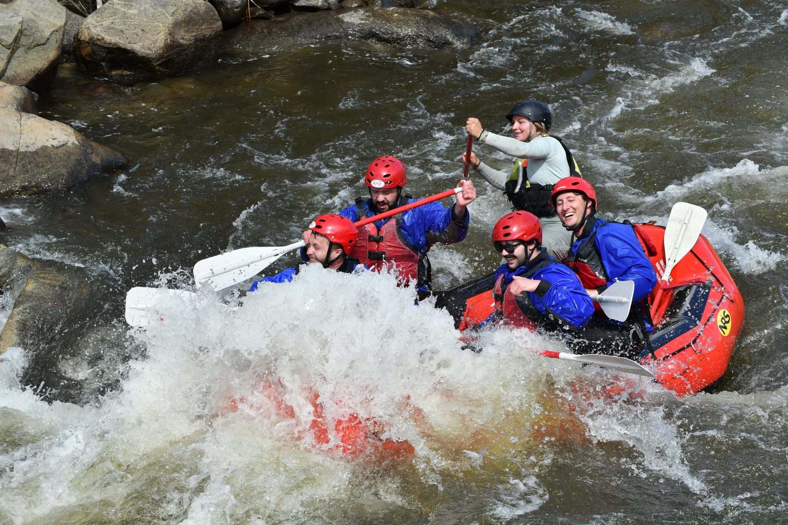Whitewater rafting